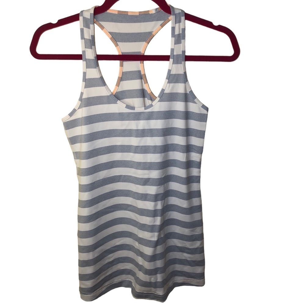 Lululemon striped racerback tank top